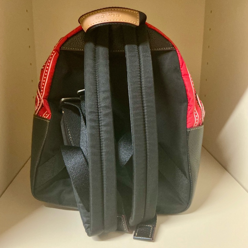 Coach Red Mickey Mouse Backpack - image 2